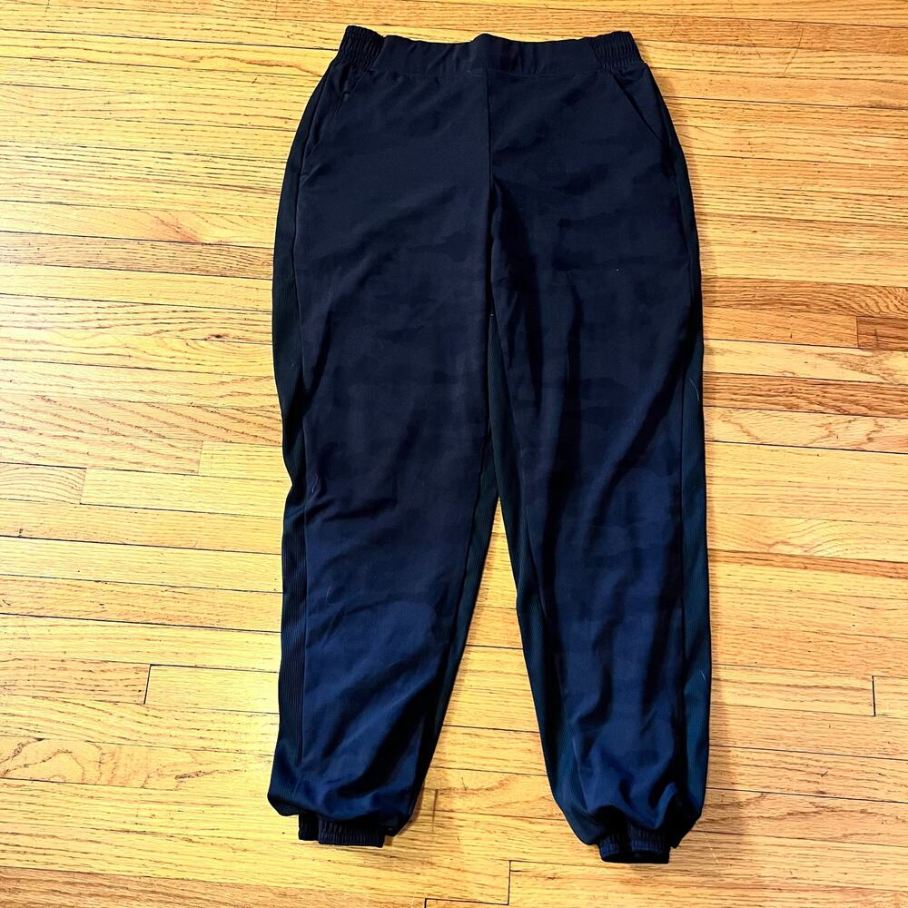 Athleta Pants Womens 4 Black High Rise Brooklyn Lined Camo Jogger 985549
